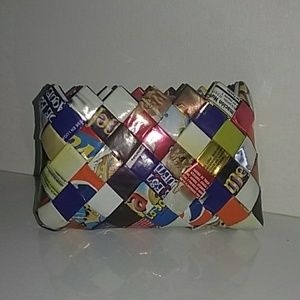 Nahui Ollin Candy Wrapper Coin Purse